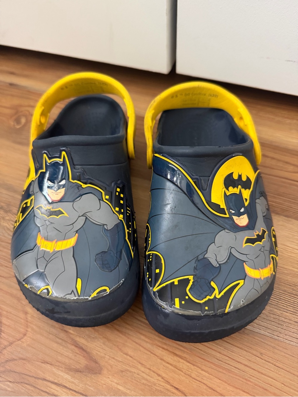 CROCS Batman Kids Clogs in Black and Yellow